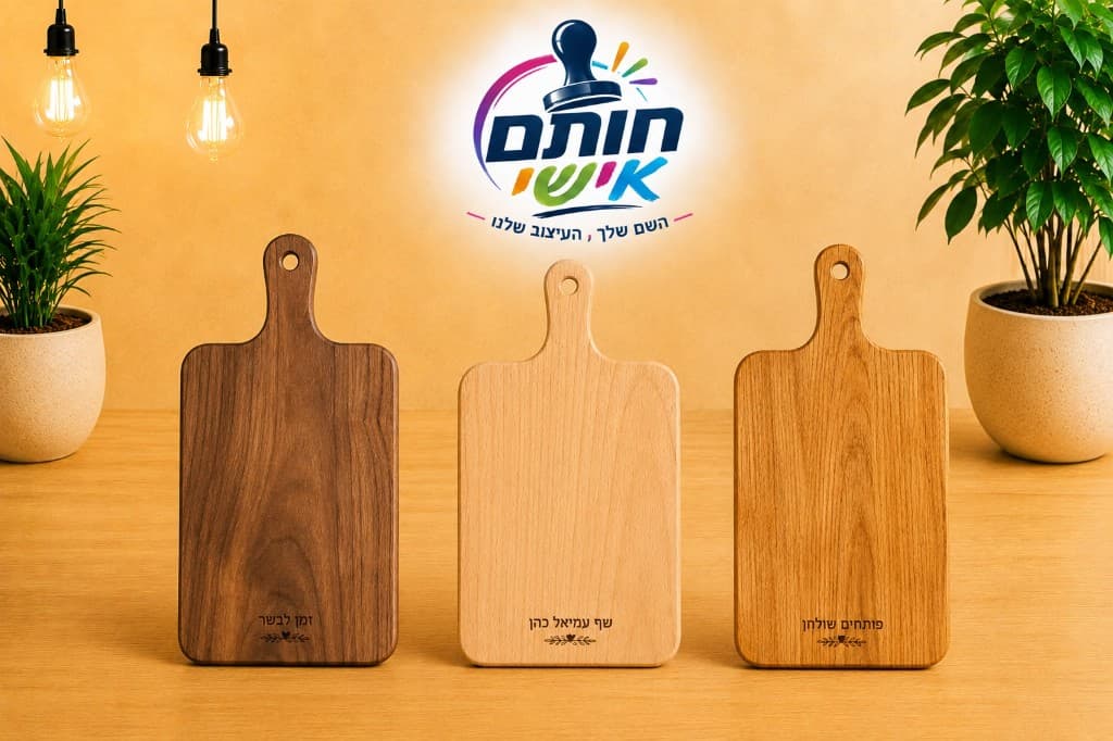 מגוון קרשי חיתוך במיתוג אישי