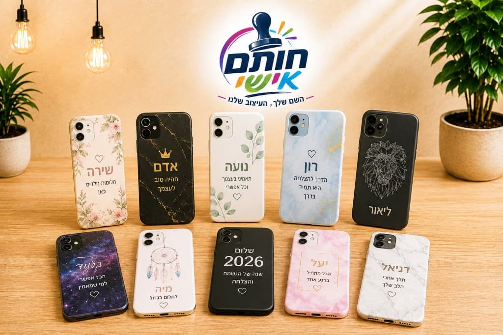 כיסויים לטלפון בעיצוב אישי