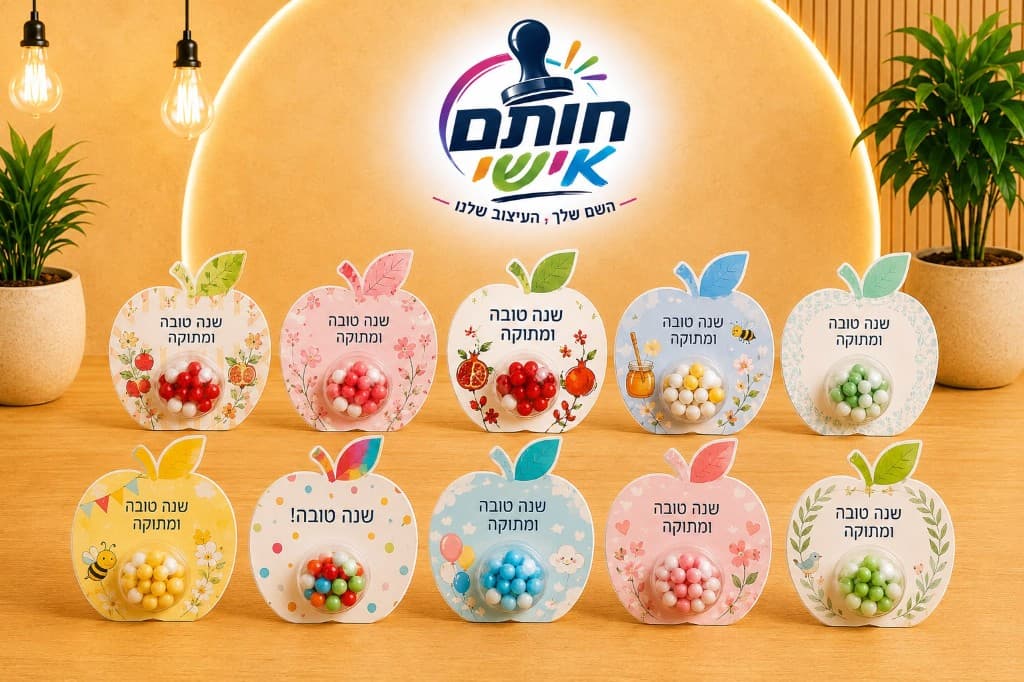 כרטיסיות חג מתוקות ובמיתוג אישי