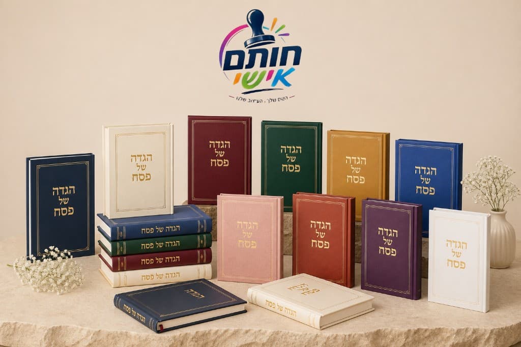 הגדה של פסח ממותגת בעיצוב אישי