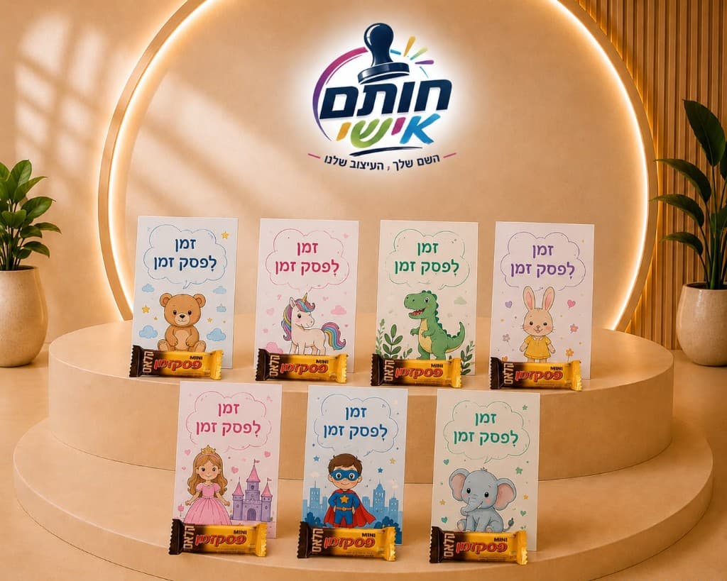 גלויה זמן לפסק זמן ממותגת